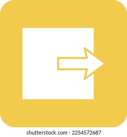 Logout vector icon. Can be used for printing, mobile and web applications.
