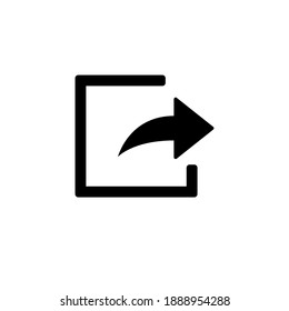 Logout vector icon. Logout illustration for web, mobile apps, design. Logout vector symbol.