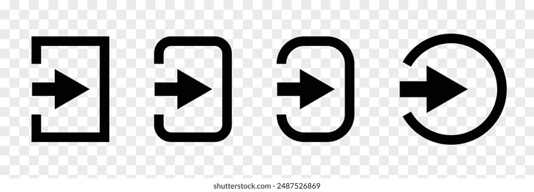 Logout vector icon. Logout illustration for web, mobile apps, design. Logout vector symbol. Log out icon. EPS 10.