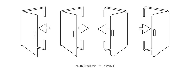 Logout vector icon. Logout illustration for web, mobile apps, design. Logout vector symbol. Log out icon. EPS 10.