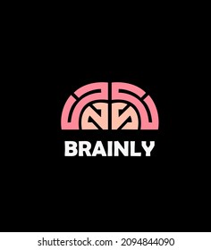 logo.vector of abstract brain shape