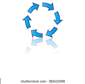 Logo.Vector Circle Arrow.