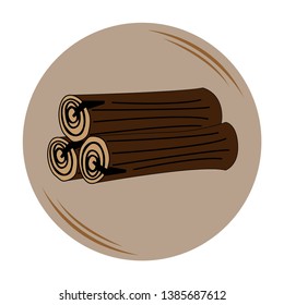 Logs are fuel for cooking