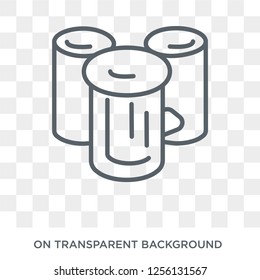 Logs icon. Logs design concept from Winter collection. Simple element vector illustration on transparent background.