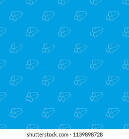 Logs pattern vector seamless blue repeat for any use