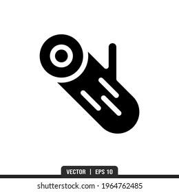 Logs Silhouette icon vector, illustration logo template in trendy style. Suitable for many purposes.