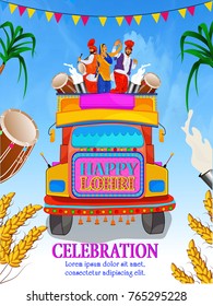 Lohri  (Lohri is a popular winter time Punjabi folk festival)