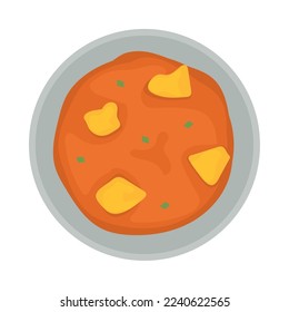 lohri soup icon on white background