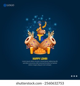 Lohri is a vibrant Punjabi festival celebrated on January 13, marking the end of winter and the harvest of rabi crops.