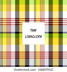 Loincloth made in Thailand.Wallpaper, Abstract background,Tablecloths, Clothes, Shirts, Dresses, Bedding, Blankets and other textile products-EPS10