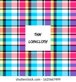 Loincloth made in Thailand.Wallpaper, Abstract background,Tablecloths, Clothes, Shirts, Dresses, Bedding, Blankets and other textile products-EPS10