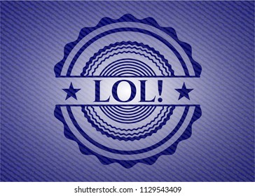 LOL! emblem with jean high quality background