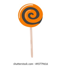 Lolipop candy symbol vector autumn fear creepy traditional sign
