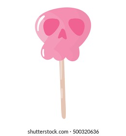 Lolipop candy symbol vector autumn fear creepy traditional sign
