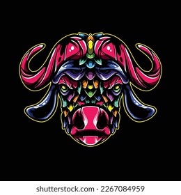 lolipop colorful decorative cow pattern mascot