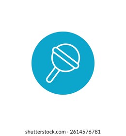 lolipop icon Simple thin line stroke vector
