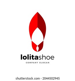 Lolita Shoe Logo is designed for stylish shoe store or 
manufacturer. It represents simple shapes and 
multiple variations of fashionable ladies shoes.