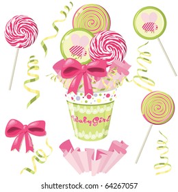 Lollipop bouquet