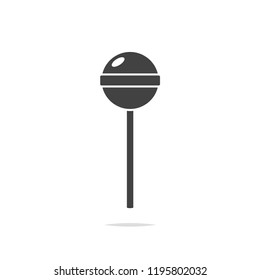 Lollipop candy icon vector