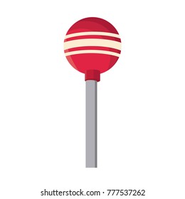 Lollipop candy isolated