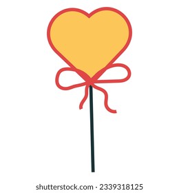 Lollipop. Candy on a stick. Vector illustration.