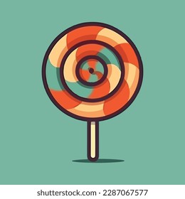 lollipop candy simple modern logo