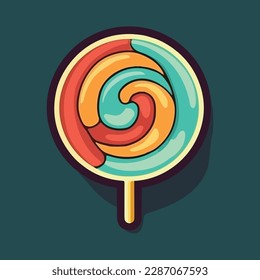 lollipop candy simple modern logo