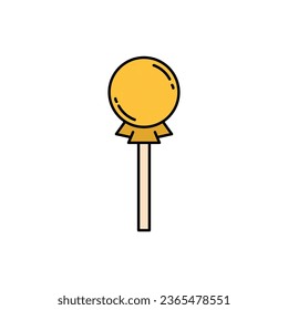 Lollipop Candy Simple Vector Illustration