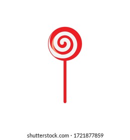 lollipop candy vector icon illustration design