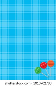 Lollipop Cartoon vector background