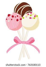 
Lollipop chocolate illustration
