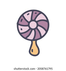 lollipop color vector doodle simple icon design