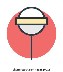 Lollipop Colored Line Vector Icon
