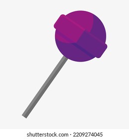 Lollipop colorful background. Happy birthday. Holiday concept. Vector illustration. Stock image.