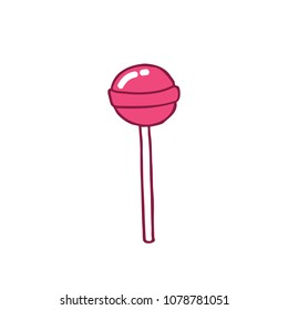 lollipop doodle icon