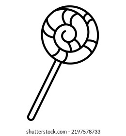 Lollipop doodle. Trick or treat.