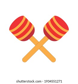 Lollipop flat icon. Sweet candy symbol. Logo design element
