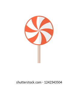 lollipop flat vector icon