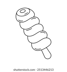 Lollipop, ice cream vector design in modern style