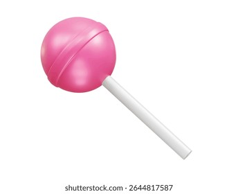  Lollipop icon 3d illustration rendering