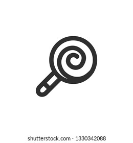 Lollipop Icon , Candy logo , Carnival & Amusement Symbol .