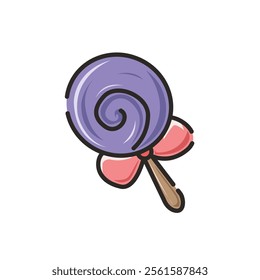 Lollipop Icon Cute for Sweet Treats