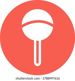 The lollipop icon flat style eps 10 for web design and API usage