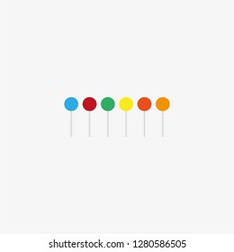 Lollipop icon graphic element Illustration template design