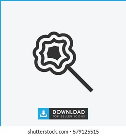 lollipop icon illustration isolated vector sign symbol