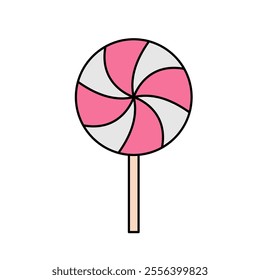 lollipop Icon illustration perfect for designs related to circus and carnival themes