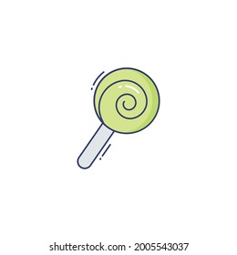 lollipop Icon Isolated On White Background