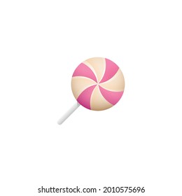 Icono de lollipop aislado en fondo blanco 