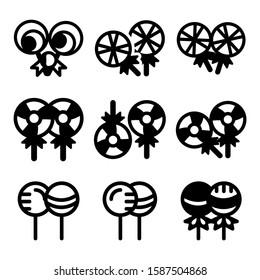 lollipop icon isolated sign symbol vector illustration - Collection of high quality black style vector icons
