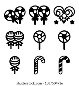 lollipop icon isolated sign symbol vector illustration - Collection of high quality black style vector icons
